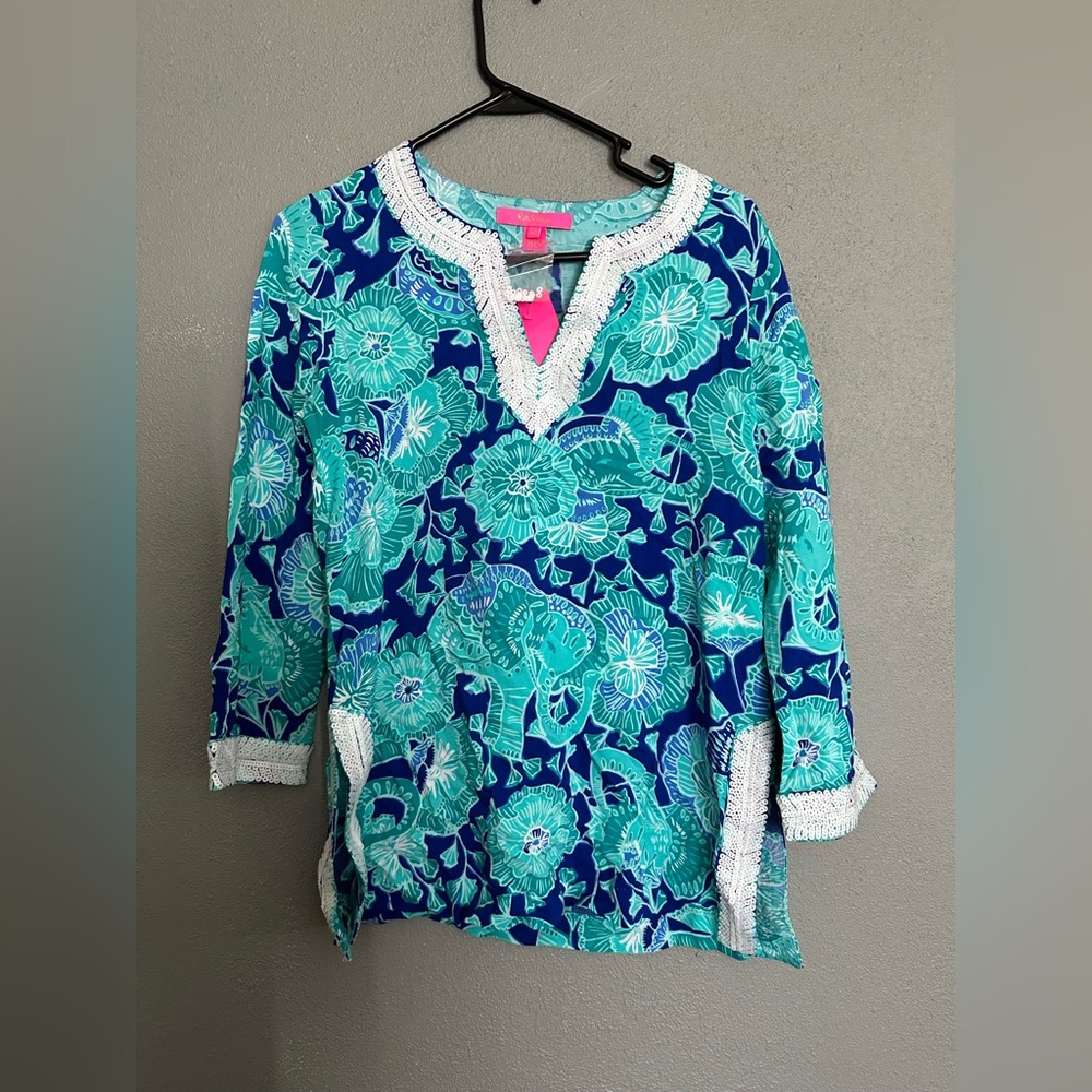 Lilly Pulitzer RENATO SEQUIN TUNIC Size XS